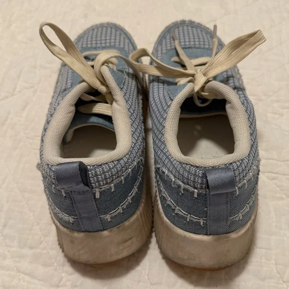 Blue and White Shoes - Picture 3 of 5